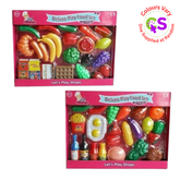 22PC ASSORTED DELUXE PLAY FOOD SET 37X28X5CM